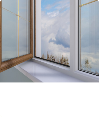 пластиковые окна с балконной дверью